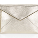 Leo Metallic Leather Clutch-On-Chain - Rebecca Minkoff ($128)